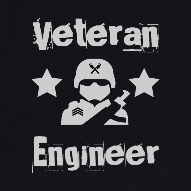 Veteran Engineer Army Grey by The Hvac Gang